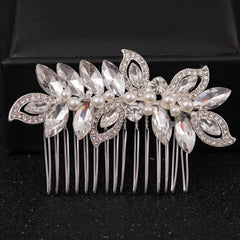 Bridal Wedding Hair Comb Rhinestone Crystal