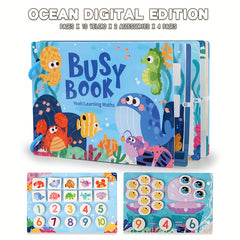 Educational Busy Book for Kids Ages 3 - Farm Animals & Alphabet Themes