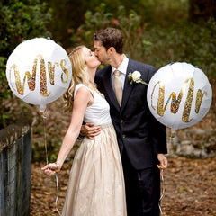 9pcs Wedding Aluminum Film Balloons Love Anniversary Decor Props