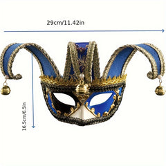 Venetian Style Halloween Mask - Durable Plastic