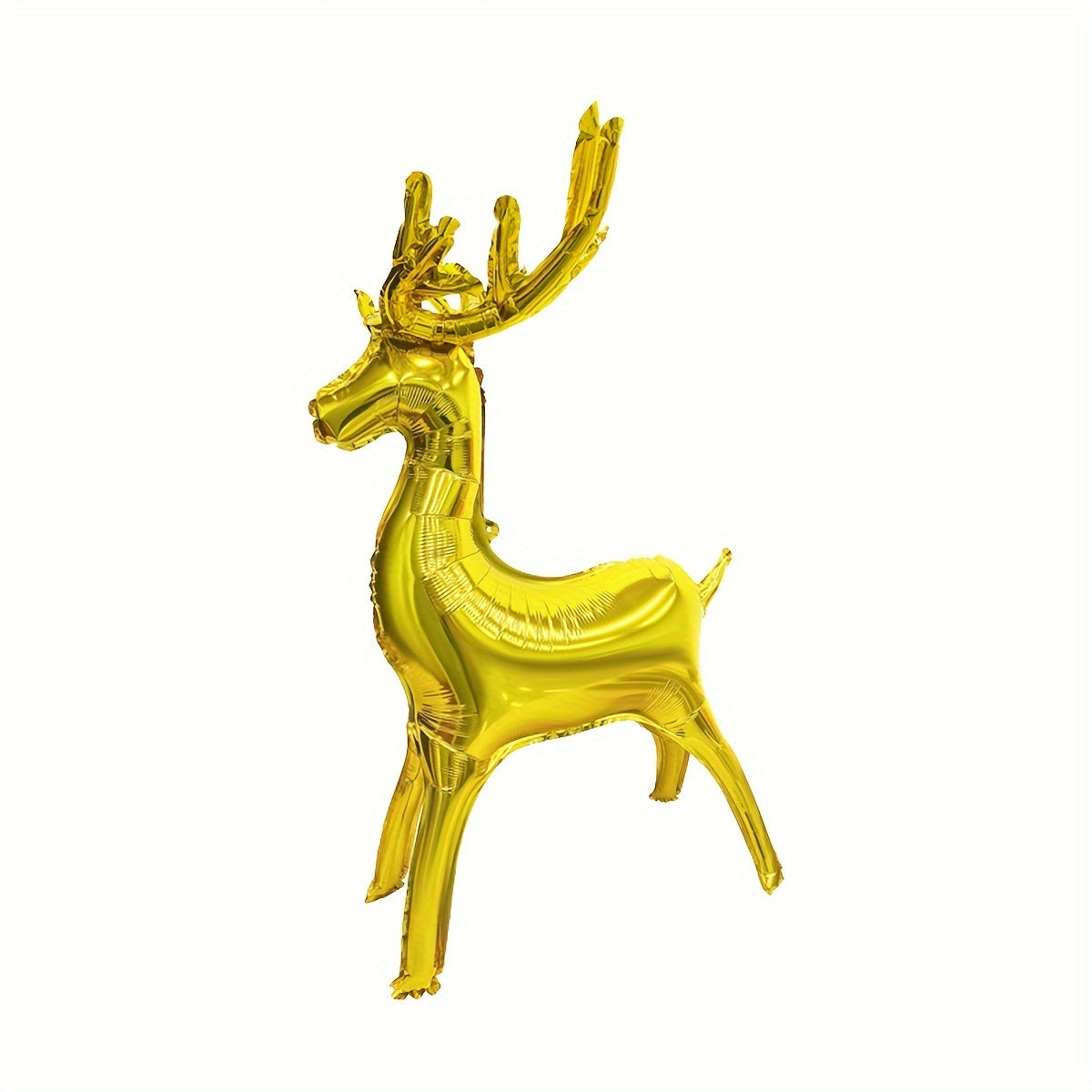 2pcs Golden Reindeer Balloons Large Foil Xmas Winter
