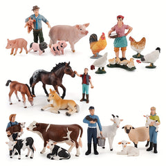 Fantarea Farm Playset PVC Figurines Eco Friendly Learning