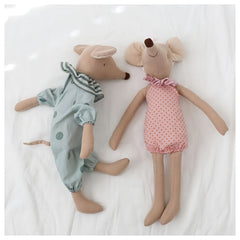 Baby Mouse Plush Toy Stuffed Animal Rat w/ Clothes Halloween Christmas