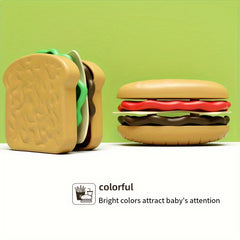 27pcs Play Kitchen Set with Realistic Food Toys for Kids