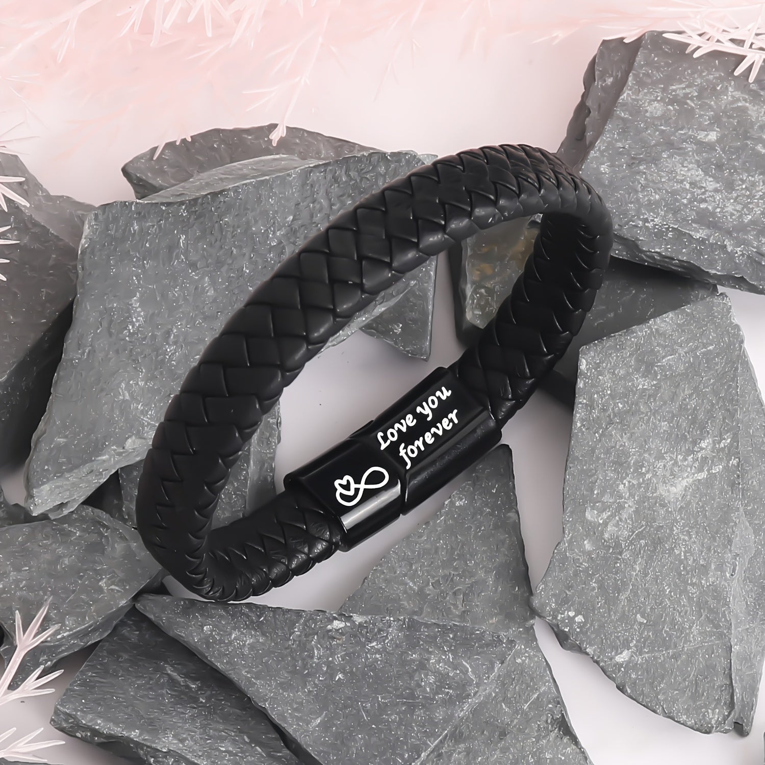 Men's Love Message Bracelet - Ideal Gift for Christmas