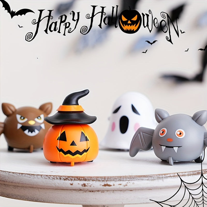 Halloween Bumper Cars Spooky Monster Toys for Kids Plastic