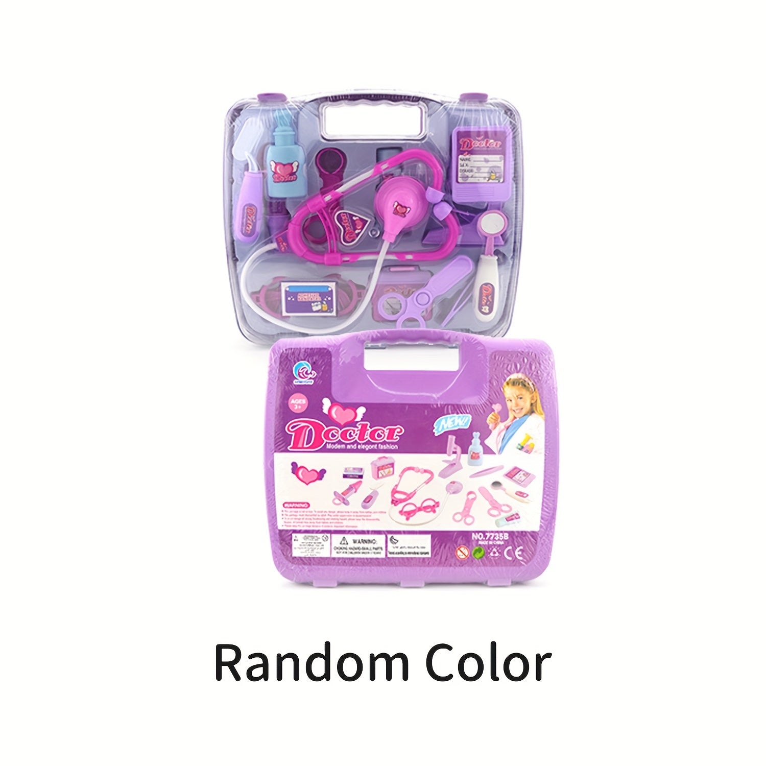 15 Piece Children's Doctor Playset & Medical Kit Pink