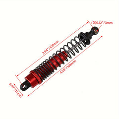 2pcs RC1 10 Shock Absorbers 108MM F108004R Red