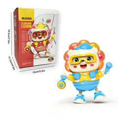 Dance Star Interactive Lion Robot Toy with Lights & Music for Young Kids