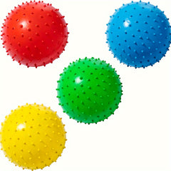 Spiky Massage Beach Ball, Stretchy Fun Favor, Christmas Gift in Random