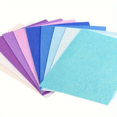 40pcs 1mm Nonwoven Felt Fabric for Home Decoration Sewing Dolls