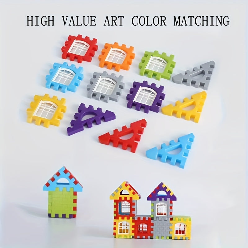 100 Pieces DIY Block Set Square Building Blocks Educational Toy