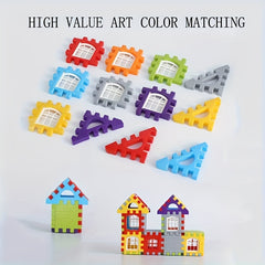 100 Pieces DIY Block Set Square Building Blocks Educational Toy
