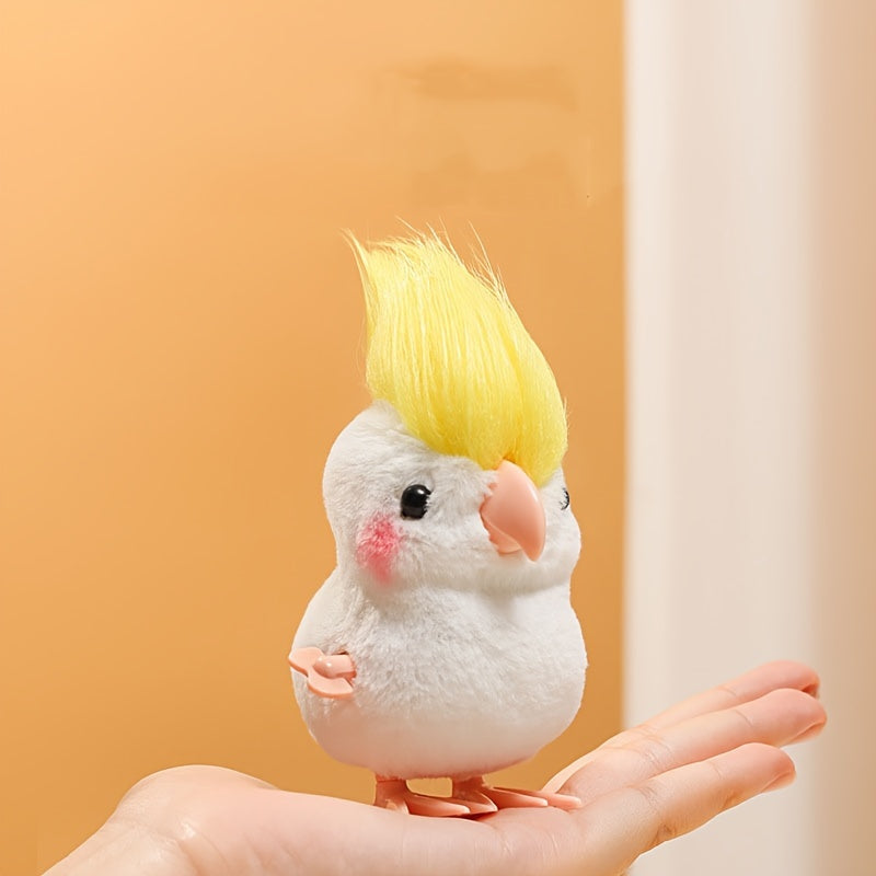 Interactive Plush Parrot Toy for Small Pets - Birthday Gift