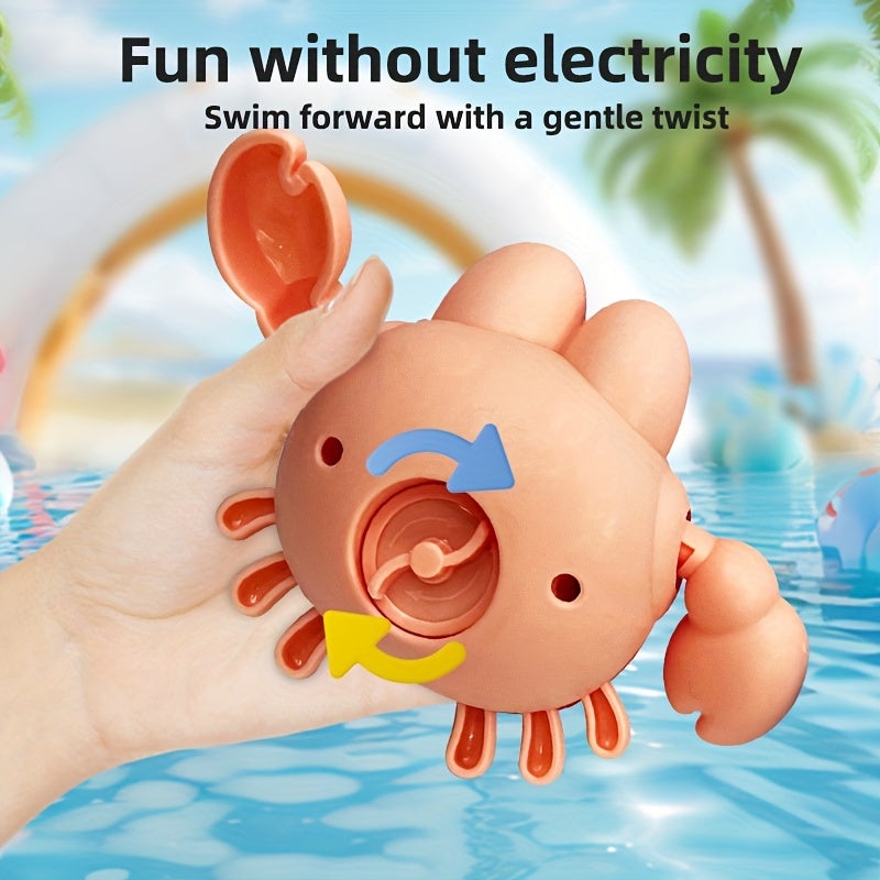 Crab Shaped Toy Set for Pool Play - Colorful & Educational