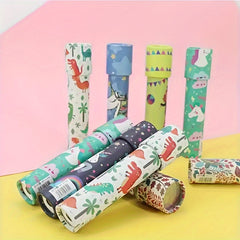 8pcs Classic Kaleidoscopes Roller Shaft Prism Lens Retro Props Imaginative Suppl