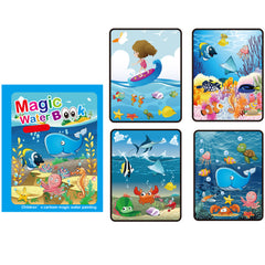 Magic Water Drawing Book Toy Reusable Water Drawing Book Magic Book