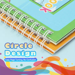 4pcs Reusable Water Coloring Books Paint with Water Educational Tool