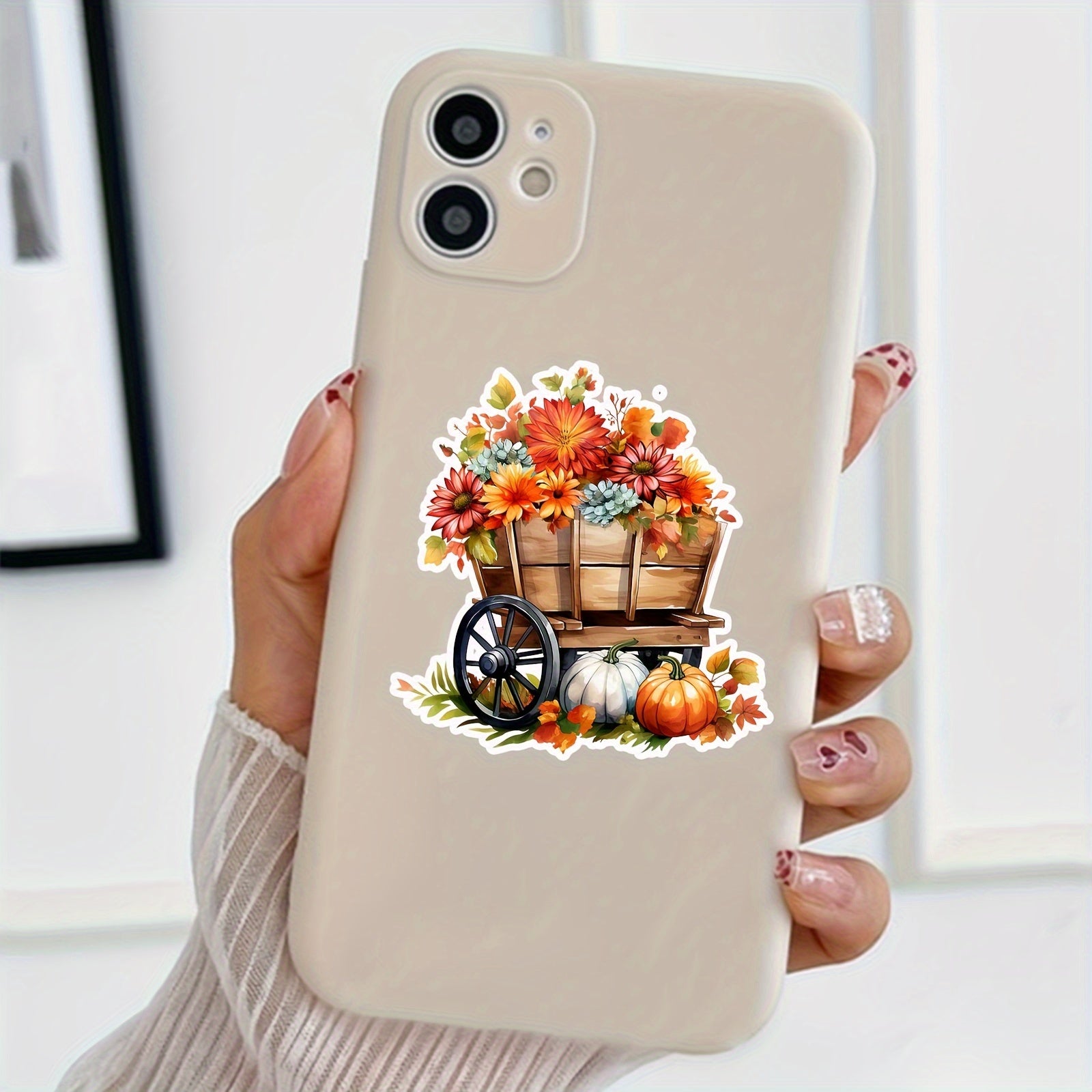 50pcs Thanksgiving Sticker Pack Fall Decorations for Crafts Art Journa