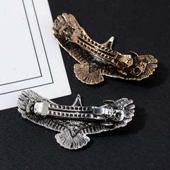 Vintage Flying Eagle Barrette Hip Hop Metal Hair Clip Gift