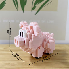 3D Cartoon Pet Friends Building Blocks, Colorful ABS Construction Toy
