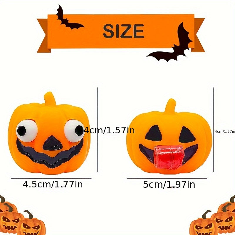 4Pcs Halloween Pumpkin Playthings - Fun Party Accessories for Kids
