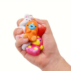 18Pcs Mini Animal Squishy Toys Party Favors Gift Game Prizes Toys