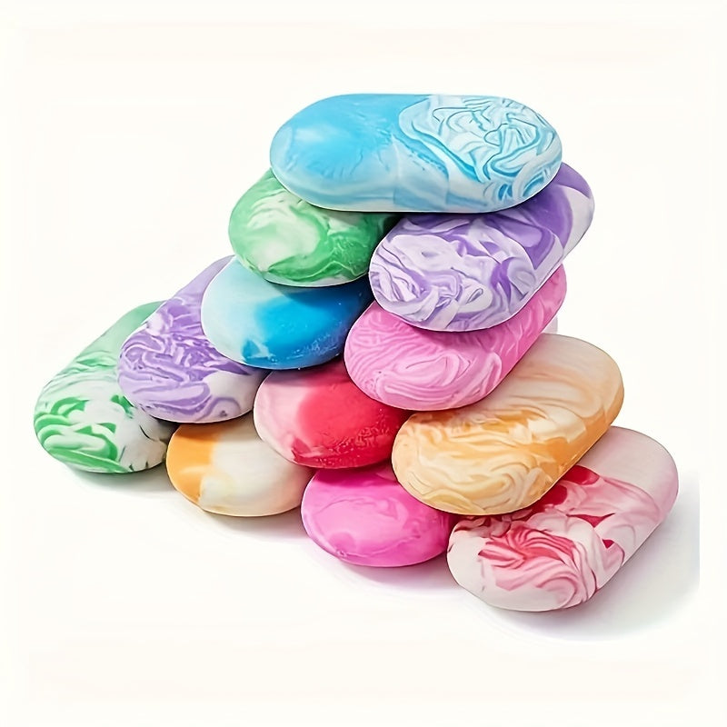 3 Pcs Marble Pencil Erasers Large TPU Rubber Erasers for School And Art