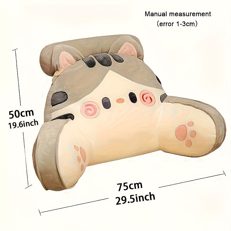 Cat Head Sofa Cushion Pillow Chair Backrest Holiday Gift