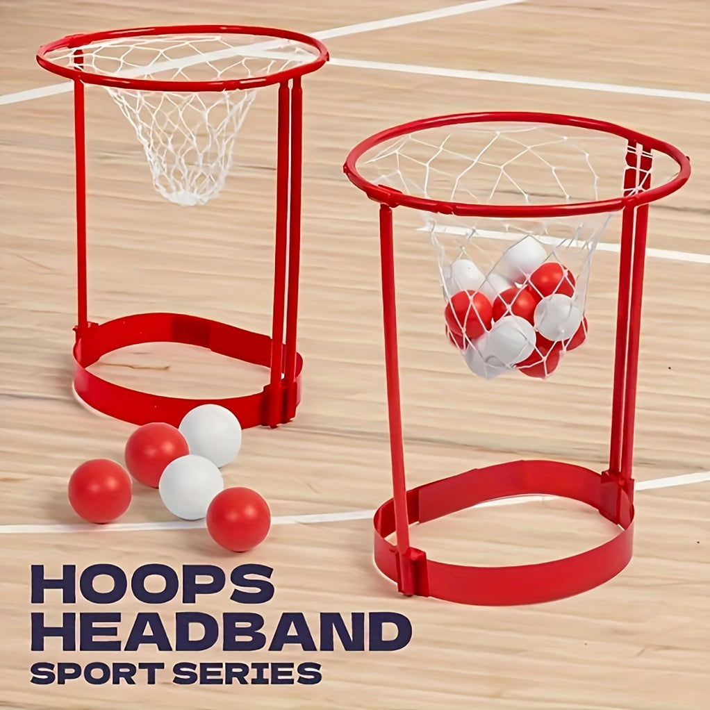 Interactive Head Mounted Basketball Hoop Game