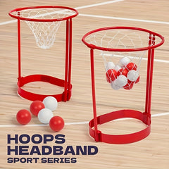 Interactive Head Mounted Basketball Hoop Game