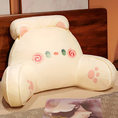 Cat Head Sofa Cushion Pillow Chair Backrest Holiday Gift