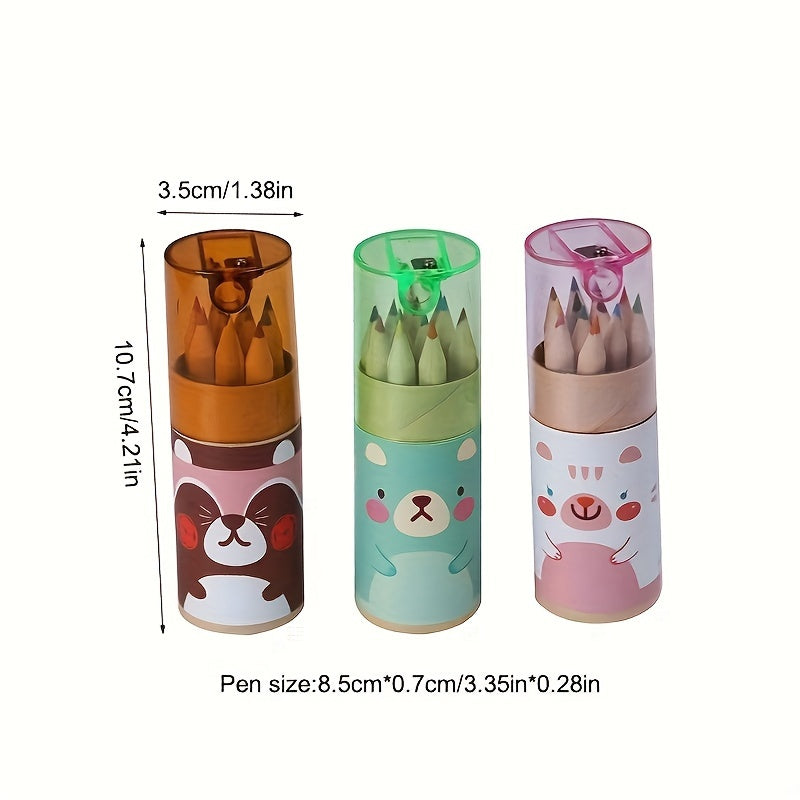 12pcs Bear Pencils for Student Gift