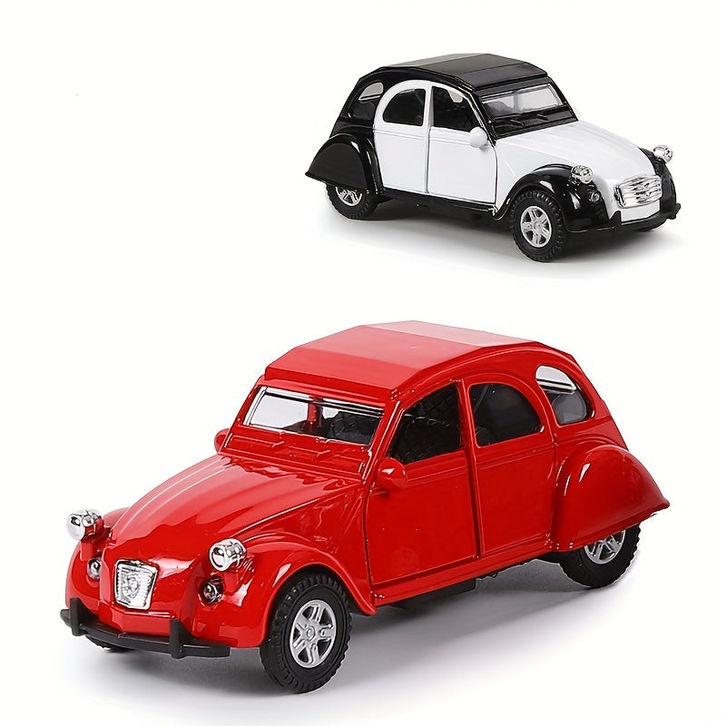 Vintage 1:32 Scale Alloy Toy Car - Pull Back - Green