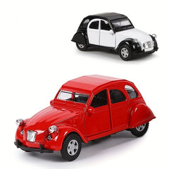 Vintage 1:32 Scale Alloy Toy Car - Pull Back - Green