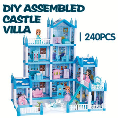 Princess Castle Villa Playset for Girls Durable PP Material