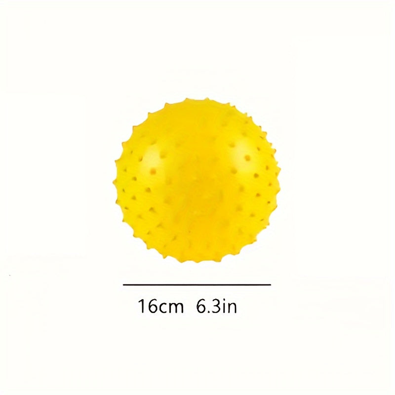Spiky Massage Beach Ball, Stretchy Fun Favor, Christmas Gift in Random