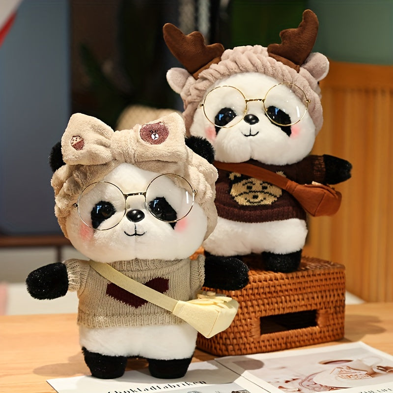 Cartoon Panda Doll Plush Toy Halloween Christmas Gift
