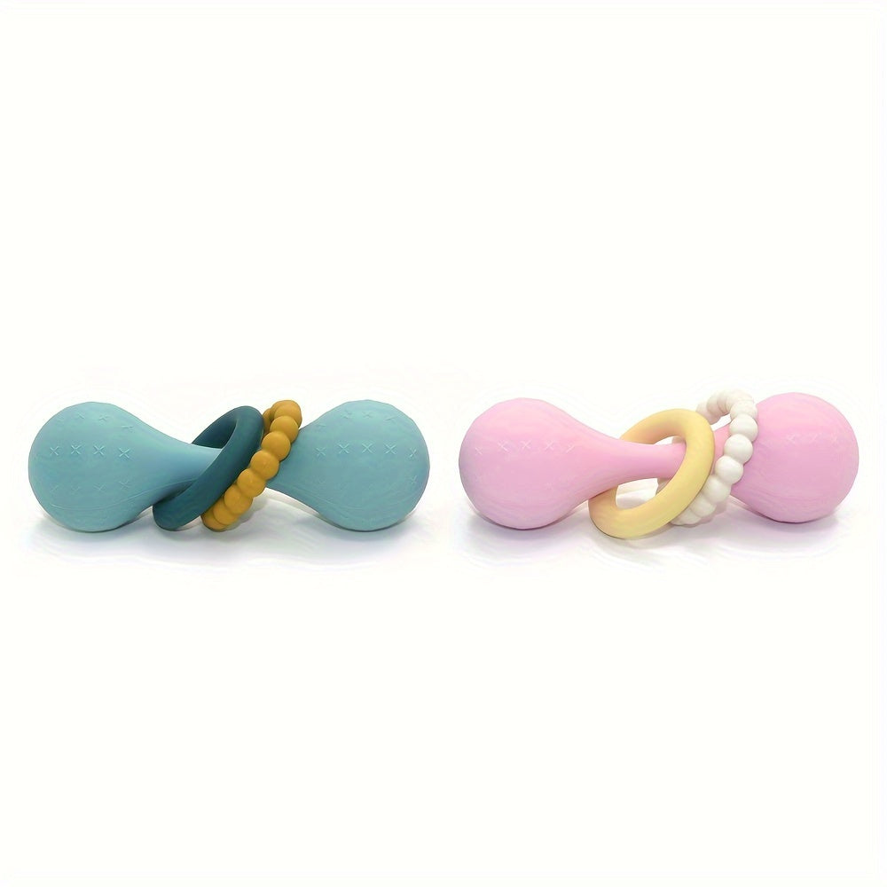 Silicone Kids Rattle Toy Set for Teething Play 0-1