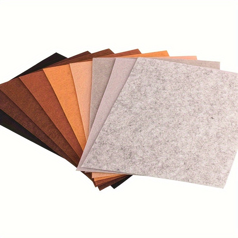 40pcs 1mm Nonwoven Felt Fabric for Home Decoration Sewing Dolls