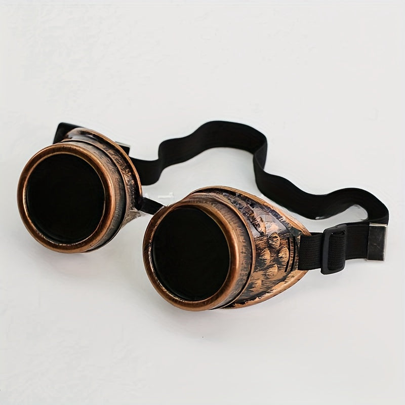 Steampunk Retro Goggles Costume Eyewear for Halloween Welding