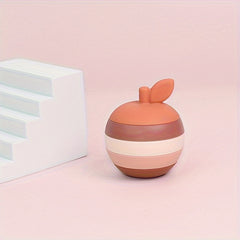 Silicone Stacking Toys Fruit Building Blocks Nesting Toys Colorful Stack Block