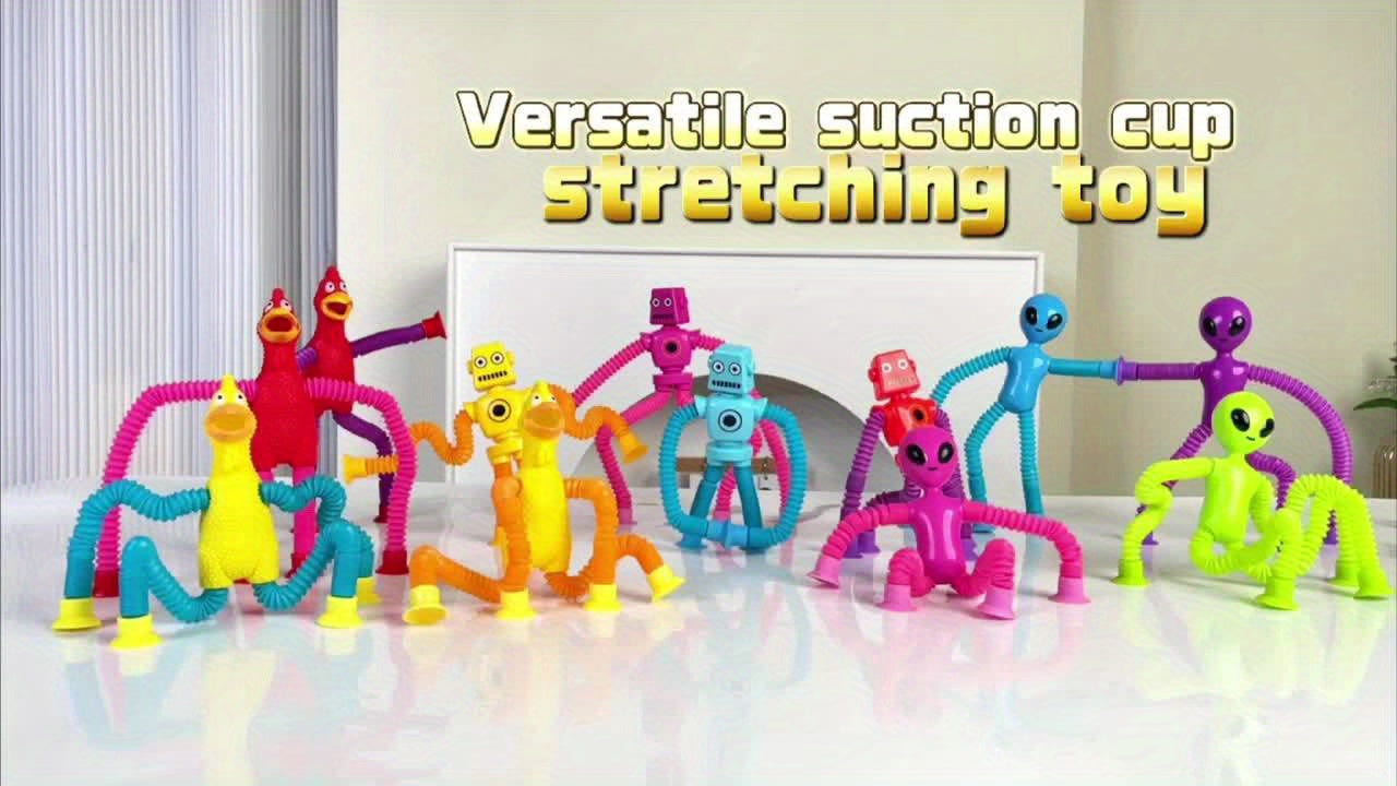 Stretchy Monkey Suction Cup Toy for Kids & Adults Interactive Game