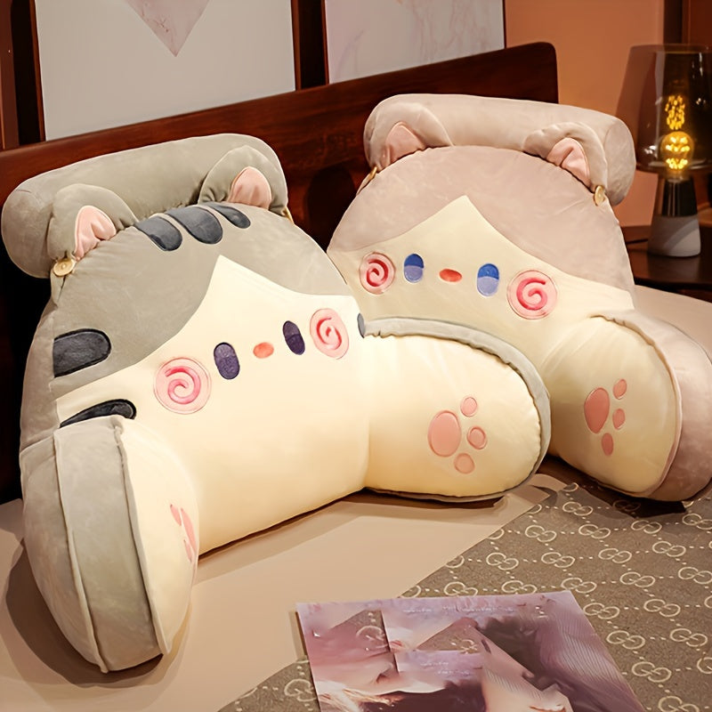 Cat Head Sofa Cushion Pillow Chair Backrest Holiday Gift
