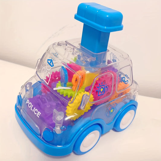 Transparent Gear Car Educational Toy for Kids