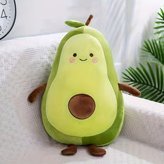 Avocado Plush Toy Stuffed Animal Pillow Soft Polyester Blend Gift for Youngsters