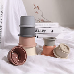 8 Stacking Cups Beach Toys Educational Music Bath Boys