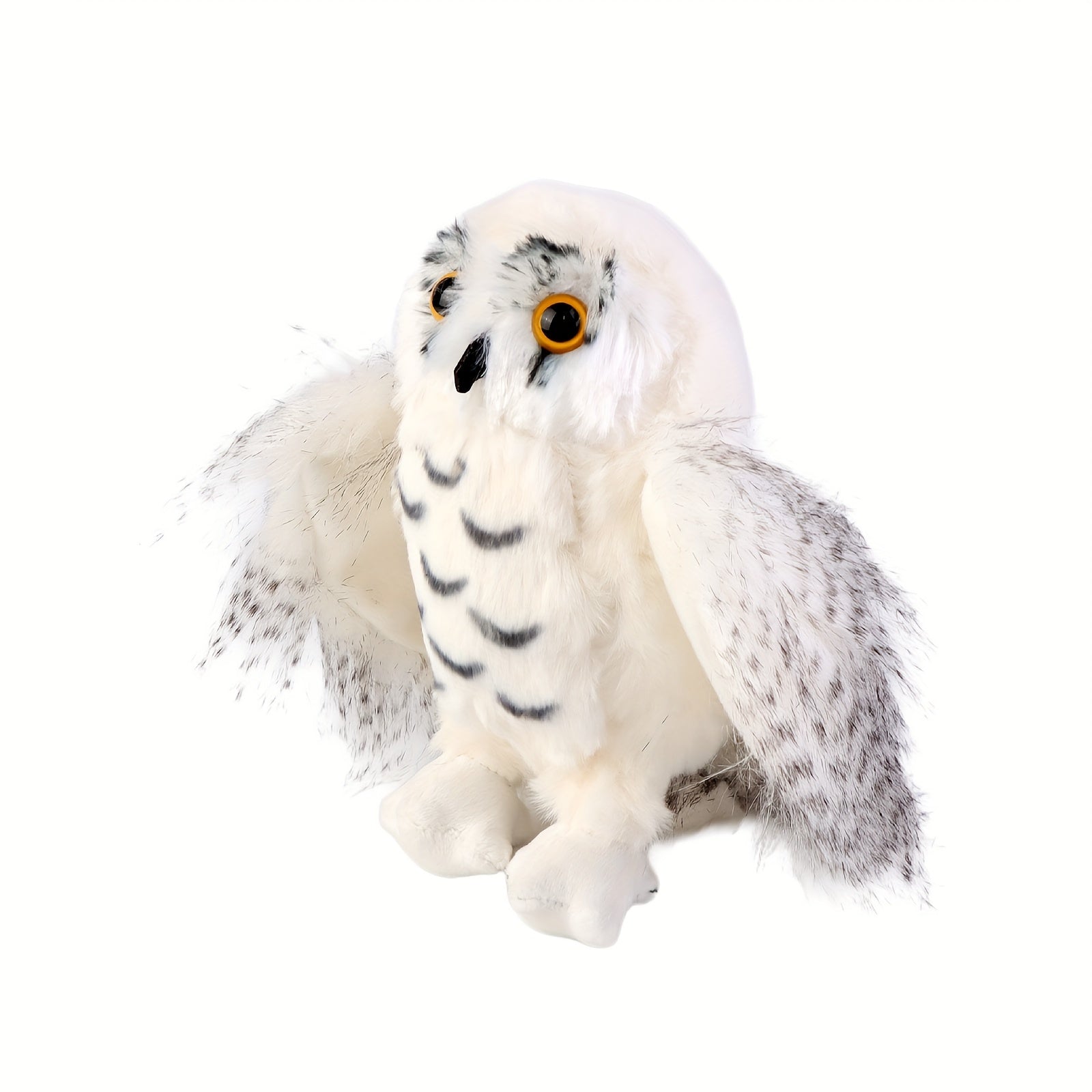 7.08in Snowy Owl Plushie for Kids Room Decor