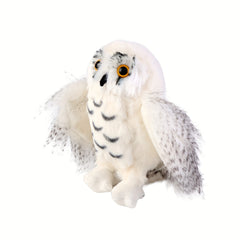 7.08in Snowy Owl Plushie for Kids Room Decor