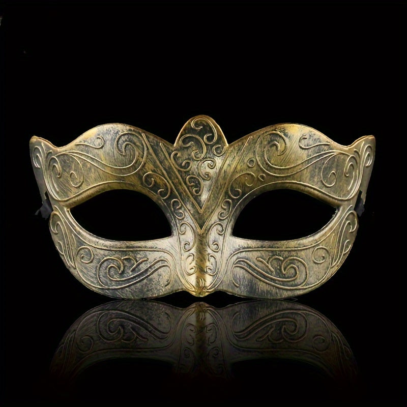 Royal Style Crown Eye Mask Half Face Mask Halloween Cosplay Prop